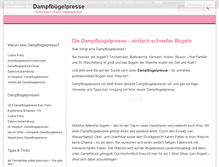 Tablet Screenshot of dampfbuegelpresse.net